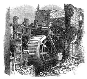Richmond, Virginia: ruins of the carbine factory, 1865. Creator: Unknown