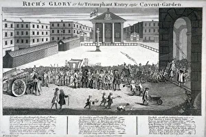 Covent Garden Prints: Richs Glory or his Triumphant Entry into Covent-Garden, 1732
