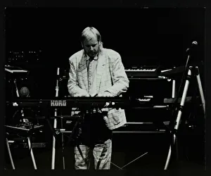 Rick Wakeman performing at the Forum Theatre, Hatfield, Hertfordshire, 6 October 1987