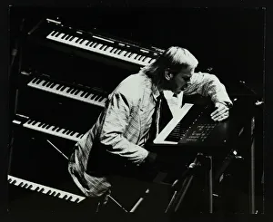 Pop Music Prints: Rick Wakeman performing at the Forum Theatre, Hatfield, Hertfordshire, 6 October 1987