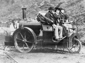 Steam Car Prints: Rickett's steam carriage, 1860