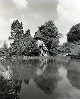 Pond Prints: Rickford Chapel, Somerset, c1955. Creator: Arthur Charles Kirby Ware
