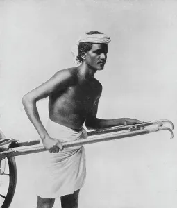 Rickshaw Coolie, c1890, (1910). Artist: Alfred William Amandus Plate
