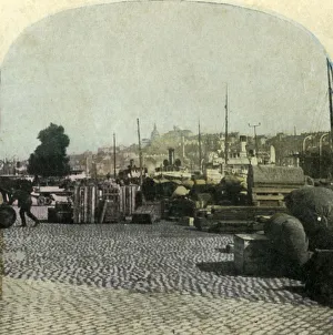 Riddarholmen Quay, Stockholm, Sweden, c1900. Creator: Unknown