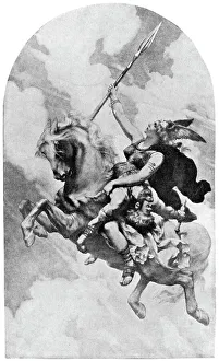 Flying Collection: Ride of the Valkyries. Artist: Delitz