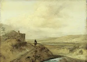 Horizon Prints: Rider in the Dunes, c1645-1650. Creator: Philip Wouverman