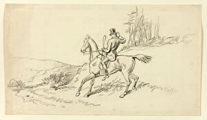 Rider Reining in Horse, n.d. Creator: Hablot Knight Browne