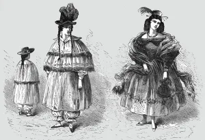 Fashion Accessory Prints: Riding and Full-Dress costume of the Peruvian Ladies; Lima and the Andes