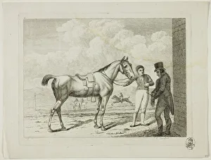 Riding School and Horses, 1806. Creator: Johann Adolph Darnstedt