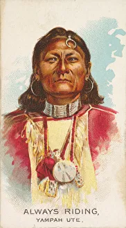 Chief Prints: Always Riding, Yampah Ute, from the American Indian Chiefs series (N2) for Allen &amp