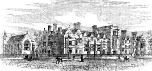 Ridley Hall, Cambridge, for theological students, 1881. Creator: Unknown