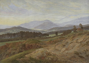 Riesengebirge Landscape, 1835. Creator: Caspar David Friedrich