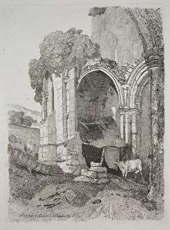 John Sell Cotman British Prints: Rievaulx Abbey, Yorkshire, 1810. Creator: John Sell Cotman (British, 1782-1842)