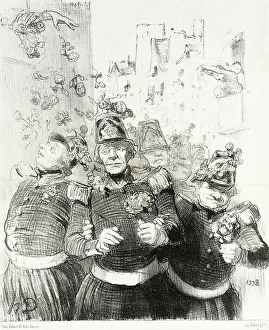 Rifolard est plus charmé que jamais.. 1848. Creator: Honore Daumier