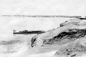 River Tigris Gallery: Right bank of the Tigris River and Samarra, Mesopotamia, 1918