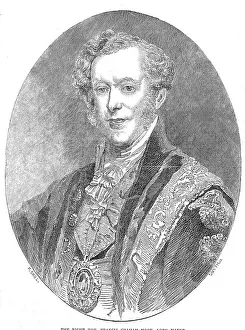 Frederick John Skill Prints: The Right Hon. Francis Graham Moon, Lord Mayor, 1854. Creator: Smyth