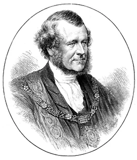 Maull Co Prints: The Right Hon. Sills John Gibbons, the new Lord Mayor of London, 1871. Creator: Unknown