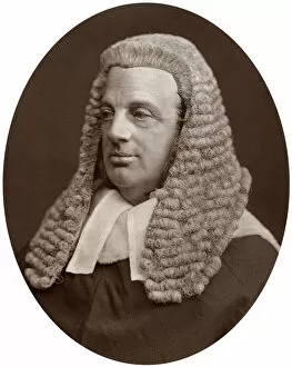 Right Hon Sir William Baliol Brett, Judge of the Court of Appeal, 1877.Artist: Lock & Whitfield