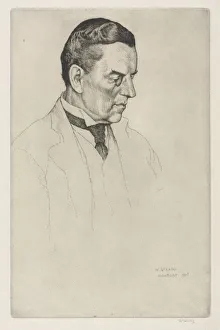 William Strang British Prints: The Right Honorable Joseph Austen Chamberlain