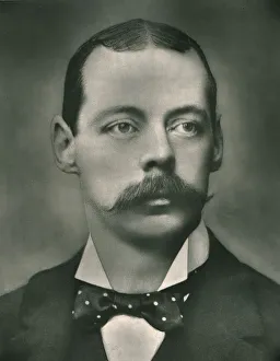 Lord Randolph Prints: The Right Honorable The Late Randolph Spencer Churchill, 1889, (c1899). Creator: Nadar