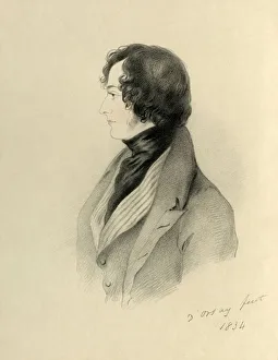 Alfred Grimaud Prints: Right Honourable Benjamin Disraeli MP, 1834. Creator: Richard James Lane