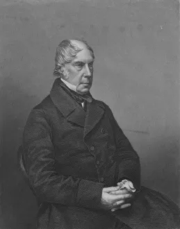 George Gordon Prints: The Right Honourable The Earl of Aberdeen, K. G. 1850s. Creator: Daniel John Pound