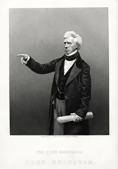 Brougham Collection: The Right Honourable Henry Brougham, Lord High Chancellor of Great Britain, c1880. Artist: DJ Pound
