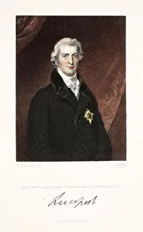 Robert Banks Jenkinson Prints: The Right Honourable Robert Banks Jenkinson, Earl of Liverpool, K. G. & C. 1830