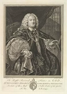 Hogarth William Collection: The Right Reverend Father in God, Dr. Benjamin Hoadly, Lord Bishop of Winchester