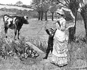 Scary Prints: The Right of Way, 1883. Creator: Eugene Froment