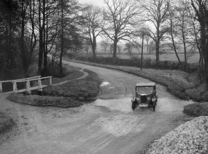Riley 9 of HC Holm competing in the Ilkley & District Motor Club Trial, Yorkshire, 1930s