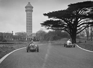 Cedar Gallery: Riley of AD Whitworth and ERA of Arthur Dobson racing at Crystal Palace, London, 1939