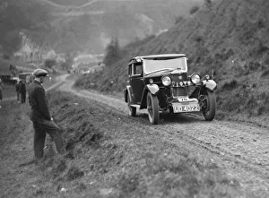 Riley Alpine Six of CJS Montague-Johnson at the MCC Sporting Trial, Litton Slack, Derbyshire, 1930