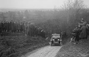 Riley of BG Marriott competing in the MCC Exeter Trial, Ibberton Hill, Dorset, 1930