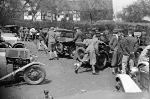 Amateur Prints: Riley Brooklands at the Shelsley Walsh Amateur Hillclimb, Worcestershire, 1929. Artist