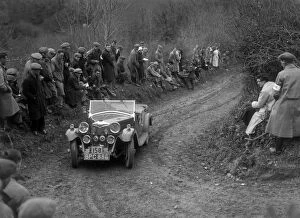 Cars Collection: Riley Lynx of AR Rye competing in the MCC Lands End Trial, 1935. Artist: Bill Brunell