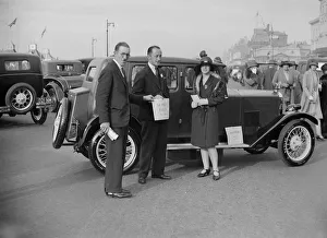 Southport Prints: Riley Monaco saloon at the Southport Rally, 1928. Artist: Bill Brunell