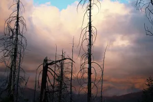 Rim of the World sunset, Yosemite, California, USA, 2022. Creator: Ethel Davies
