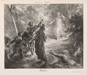 1836 1904 Prints: Rinaldo, 1878. Creator: Henri Fantin-Latour (French, 1836-1904)