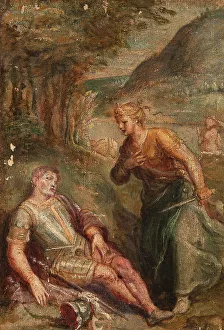 Paulo Veronese Prints: Rinaldo and Armida, c16th century. Creator: Anon