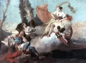 Enchanted Gallery: Rinaldo Enchanted by Armida 1742-1745. Artist: Giovanni Battista Tiepolo