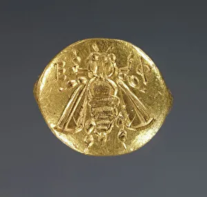 Bees Prints: Ring, 3rd century BC. Creator: Unknown