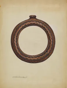Dana John Prints: Ring Bottle, c. 1936. Creator: John Dana