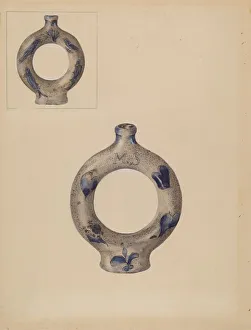 Bottles Gallery: Ring Bottle, c. 1936. Creator: Yolande Delasser