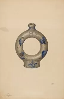 Ring Bottle, c. 1940. Creator: Giacinto Capelli