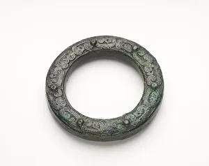 Intricacy Prints: Ring handle of a vessel, Western Zhou dynasty, ca. 1050-771 BCE. Creator: Unknown