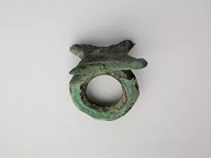 Ring with Ingot Bezel, Geometric Period (800-700 BCE). Creator: Unknown