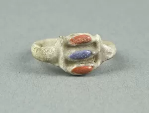 18th Dynasty Gallery: Ring with Inlaid Openwork Bezel, Egypt, New Kingdom, Dynasty 18 (about 1350 BCE)