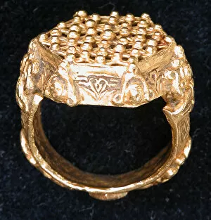 Images Dated 8th April 2021: Ring, Iran, 12th-13th century. Creator: Unknown