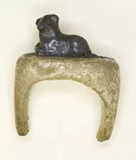 Ring with a Recumbent Lion, Egypt, New Kingdom, Dynasty 18-20 (about 1550-1069 BCE)